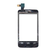 Тачскрин (Сенсорное стекло) для смартфона Alcatel One Touch Tribe 3041D черное