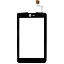 Тачскрин (Сенсорное стекло) для смартфона LG KP500 черный