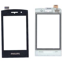 Тачскрин (Сенсорное стекло) для смартфона Philips Xenium W727 черный