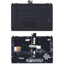 Клавиатура для ноутбука Asus (G46) с подсветкой (Light), Black, (Black Case) RU