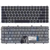Клавиатура для ноутбука HP Envy (4-1000) Black, (Silver Frame) RU
