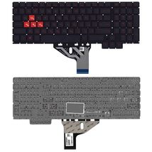 Клавиатура для ноутбука HP 15-CE051NR - черный (064452)