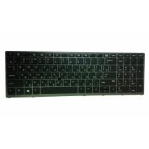 Клавиатура для ноутбука HP Zbook (15 G3, 17 G3) Black с подсветкой (Light) (Silver Frame) RU
