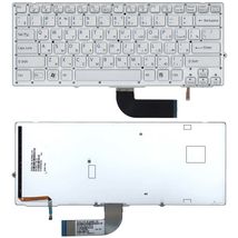 Клавиатура для ноутбука Sony 9Z.N6BLF.101 - белый (060886)
