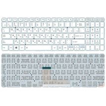 Клавиатура для ноутбука Toshiba V148046AS1 - белый (060018)