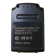 Аккумулятор для шуруповерта Black&Decker SL186K - 2000 mAh / 20 V / 
