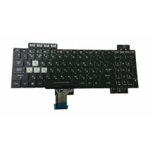 Клавиатура для ноутбука Asus Gaming FX504 с подсветкой (Red Light), Black, RU