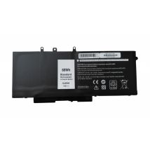 Усиленная аккумуляторная батарея для ноутбука Dell DV9NT Latitude 15 3520 7.6V Black 8500mAh OEM