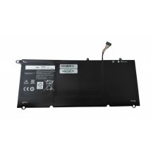 Аккумуляторная батарея для ноутбука Dell PW23Y XPS 13 (9360) 7.6V Black 7800mAh OEM