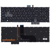 Клавиатура для ноутбука Acer Predator 17X GX-791 с подсветкой (Light), Black, (No Frame) RU