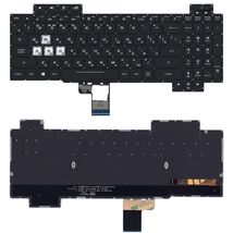 Клавиатура для ноутбука Asus ROG Strix GL504 с подсветкой (White Light), Black, (No Frame) RU