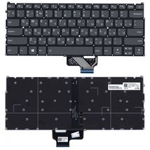 Клавиатура для ноутбука Lenovo IdeaPad 720S-13 Black с подсветкой (Light) (No Frame) RU