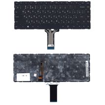 Клавиатура для ноутбука Lenovo IdeaPad 100S-14IBR Black с подсветкой (Light), (No Frame), RU