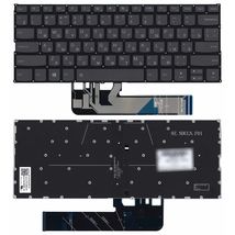 Клавиатура для ноутбука Lenovo Ideapad C340-14API Black с подсветкой (Light), (No Frame) RU