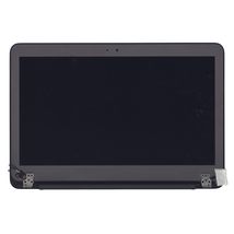 Крышка в сборе для ноутбука 13,3", Slim (тонкая), 30 pin, 3200x1800, Светодиодная (LED) темно серая