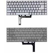 Клавиатура для ноутбука MSI (GF63 8RC GF63 8RD) с подсветкой (Light), Silver, (No Frame) RU