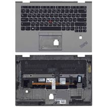 Клавиатура для ноутбука Lenovo ThinkPad X1 Yoga 3rd Gen Silver, (Silver TopCase) RU