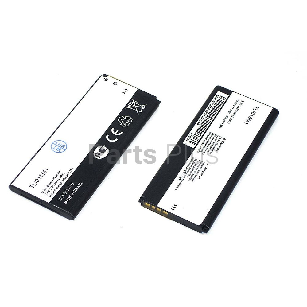 Аккумулятор для телефона Alcatel TLi015M1 - 1500 mAh / 3,8 V (065953)