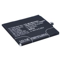 Аккумуляторная батарея для Xiaomi CS-MUM350SL Mi 4c Dual SIM 3.85V Black 3000mAh 11.55Wh