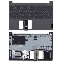 Клавиатура для ноутбука Lenovo ThinkBook 15-IML Black, (Silver TopCase) RU