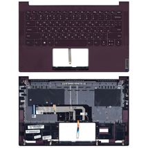 Клавиатура для ноутбука Lenovo Yoga 7 Slim 14ARE05 Black, (Purple TopCase) RU