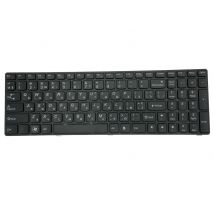 Клавиатура для ноутбука Lenovo IdeaPad (B570, V570, Z570, Z575) Black, (Black Frame), UA