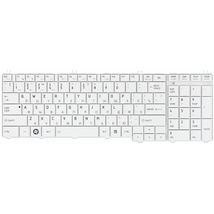 Клавиатура для ноутбука Toshiba NSK-TN0GV 0R - белый (002825)