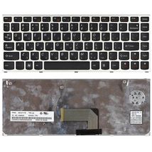 Клавиатура для ноутбука Lenovo IdeaPad (U460) Black, (Silver Frame), RU