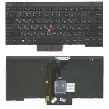 Клавиатура для ноутбука Lenovo ThinkPad (T430, T430I, X230, T530, L430, L530) с указателем (Point Stick) Black, Black Frame, RU