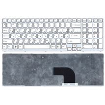 Клавиатура для ноутбука Sony Vaio (SVE17) White, (White Frame) RU