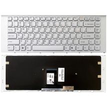 Клавиатура для ноутбука Sony Vaio (VPC-EA) White, (White Frame) RU