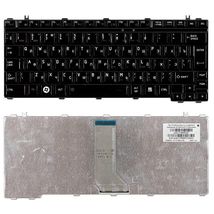 Клавиатура для ноутбука Toshiba Satellite (U500, U505, U400, U405, A600, T130, T135, Portege M800, M900) Black, Glossy, RU (вертикальный энтер)