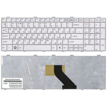 Клавиатура для ноутбука Fujitsu LifeBook (A530, A531, AH512, AH530, AH531, NH751) White, RU