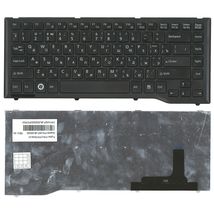 Клавиатура для ноутбука Fujitsu LifeBook (LH532, LH522) Black, (Black Frame) RU