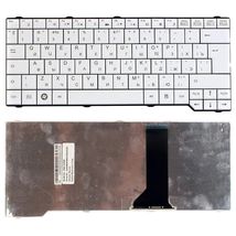 Клавиатура для ноутбука Fujitsu Amilo SA3650, Esprimo V6505, V6515, V6535, V6545, LI3710, Pa3575, PI3525, PA3553, PA3515  White, RU (вертикальный энтер)