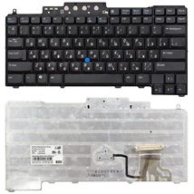 Клавиатура для ноутбука Dell Latitude (D620, D630, D820, D830) с указателем (Point Stick), Black, RU