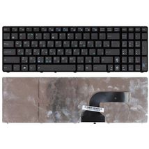 Клавиатура для ноутбука Asus K52 K53 G73 A52 G60 Black, (Black Frame) RU