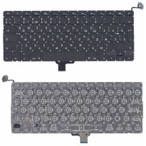 Клавиатура для ноутбука Apple MacBook 2011+ (A1278) Black, (Original), (No Frame), RU (вертикальный энтер)