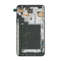 Матрица с тачскрином (модуль) для Samsung Galaxy Note 1 GT-N7000 черный с рамкой