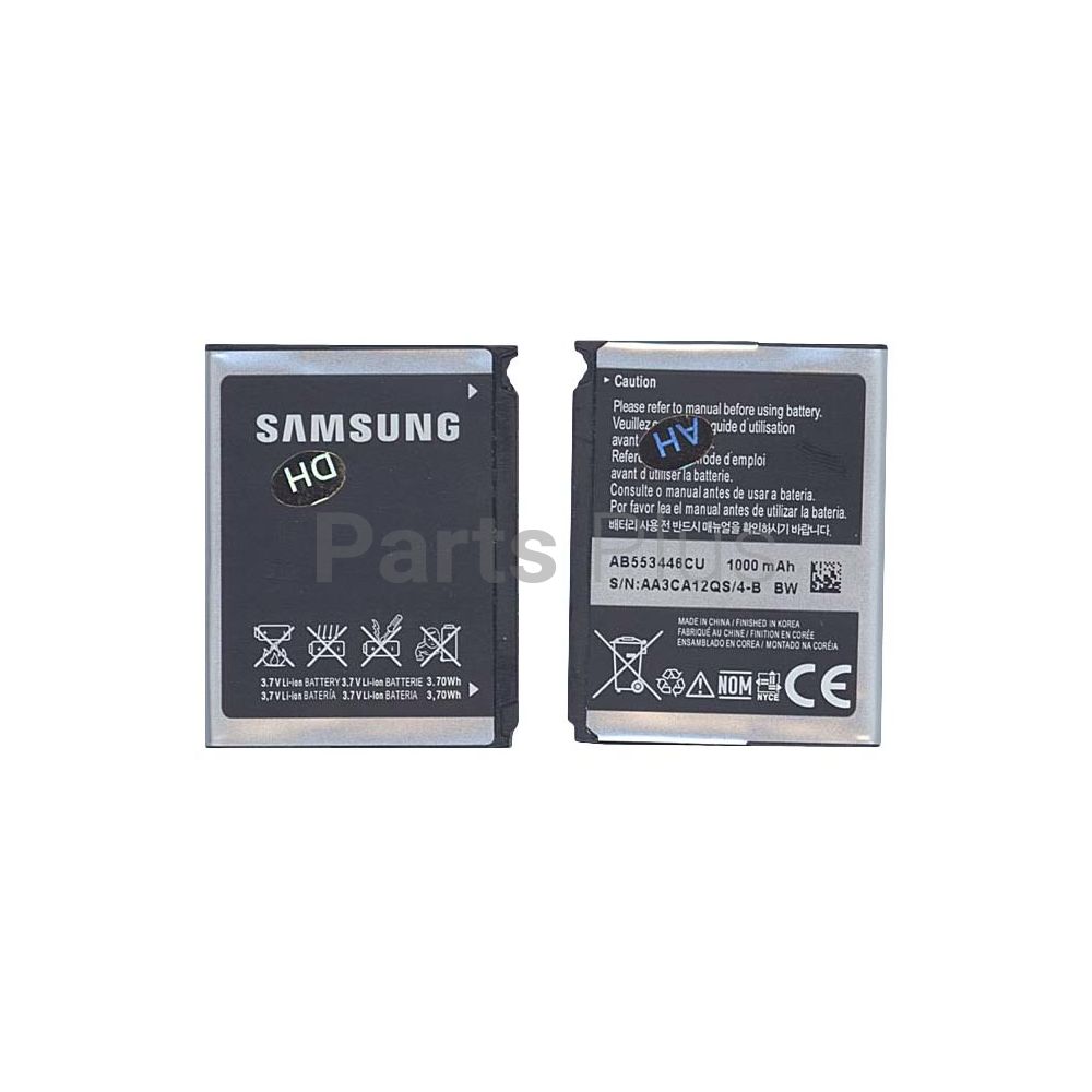 Батарея для телефона Samsung AB553446CU (1000 mAh / 3,7 V / 3,7 Wh), цена |  Купить аккумулятор телефона AB553446CU