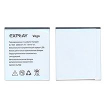 Аккумуляторная батарея для смартфона Explay Vega 3.7V White 2000mAh 7.4Wh