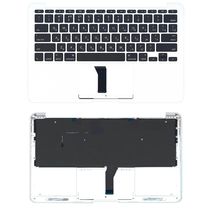 Клавиатура для ноутбука Apple MacBook Air 2013+ (A1465) Black, (Silver TopCase), RU (горизонтальный энтер)