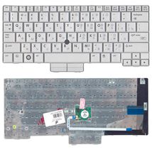 Клавиатура для ноутбука HP Compaq Presario (2710P) с указателем (Point Stick) Silver, RU