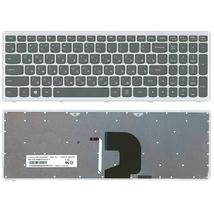 Клавиатура для ноутбука Lenovo Ideapad P500, Z500, Z500A, Z500G, Z500T с подсветкой (Light) Black, (Gray Frame) RU