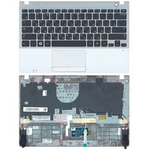 Клавиатура для ноутбука Samsung (NP350U2B) Black, (Silver TopCase), RU