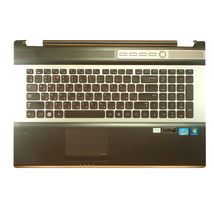 Клавиатура для ноутбука Samsung (RF711) Black, (Silver Frame), (Black TopCase), RU