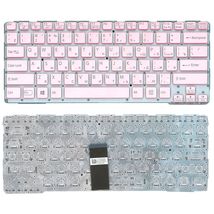 Клавиатура для ноутбука Sony (SVE14A) Pink, с подсветкой (Light), (No Frame) RU