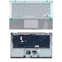 Клавиатура для ноутбука Sony Vaio (SVP11) Silver, (Silver TopCase), RU