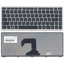Клавиатура для ноутбука Lenovo IdeaPad (S300) Black, (Gray Frame) RU