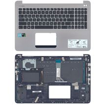 Клавиатура для ноутбука Asus (K501L) Black, (Gray TopCase), RU